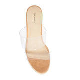 Fligmm Transparent PVC Slope Heel Fashion Large Size Sandals Chengdu Fashion Women's Shoes