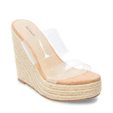 Fligmm Transparent PVC Slope Heel Fashion Large Size Sandals Chengdu Fashion Women's Shoes