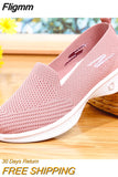 Fligmm Women Fashion Shoes Flats Ladies Loafers Breathable Casual Sports Shoes Walking Shoes Yoga Shoes Zapatos De Mujer 0410