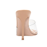 Fligmm PVC Lady Ultra-High Heels Sandals Slippers Muller Shoes Chengdu Fashion Women's Shoes