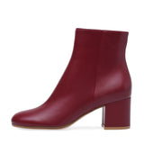 Fligmm Women's Thick Heels, Round Head, Middle Heel, Ankle Boots, Spring And Autumn Style Chengdu Large Women's Shoes