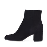 Fligmm Women's Thick Heels, Round Head, Middle Heel, Ankle Boots, Spring And Autumn Style Chengdu Large Women's Shoes