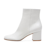 Fligmm Women's Thick Heels, Round Head, Middle Heel, Ankle Boots, Spring And Autumn Style Chengdu Large Women's Shoes