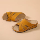 Fligmm Size Stitches, Slippers, Women's Shoes, Sandals, Sandals, Middle-Aged Mothers, Leisure Slippers, Women's Slippers.