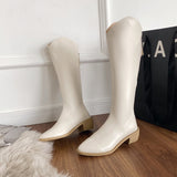 Fligmm Boots, Autumn Boots, Children's Personality Style, 2024 White Boots, High Heels, Women's Spring And Autumn.