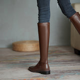 Fligmm Money ~ Slim, Tall Boots, Female Knight Riding Boots, British Autumn And Winter Style Ins