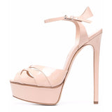 Fligmm Summer New Large Size Sexual Hate Tiangao Lady Thin High-Heeled Sandals Original Single