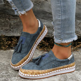 Fligmm Single Shoes, Tassel, Fashion, Casual Shoes, Happy Shoes, Lazy Shoes, Women's Shoes.