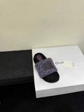 Fligmm Women's High-End Hairy Slippers Wear 2024 New Autumn And Winter Cotton Slippers.