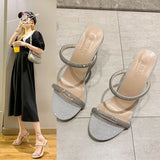 Fligmm Sandals And Slippers For Women In 2024 Summer, The New Water Drill Wears Fashionable Large-Size Shoes With Women's Shoes.