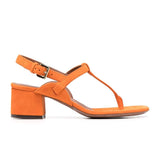 Fligmm Fashion Clip Toe Sandals Thick Heel T-Belt Large-Size Women's Shoes E-Commerce