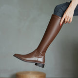 Fligmm Money ~ Slim, Tall Boots, Female Knight Riding Boots, British Autumn And Winter Style Ins