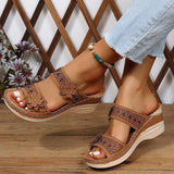 Fligmm New 2024 Flower Sandals, Women's Shoes, Car Line, Leisure Holiday, Beach Slope, Comfortable Size