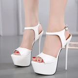 Fligmm With High Heels Hate Sky Tall And Large Size 41-46 Women's Shoes Summer