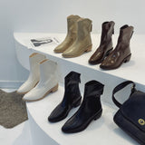 Fligmm Boots, Autumn Boots, Children's Personality Style, 2024 White Boots, High Heels, Women's Spring And Autumn.