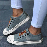 Fligmm Low-cut Trainers Canvas Flat Shoes Women Casual Vulcanize Shoes New Women Summer Autumn Sneakers Ladies WDHKUN