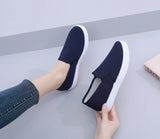 Fligmm New In Fashion Women Shoes White Canvas Casual Flat Student Nurse Lightweight Tenis De Mujer Flats Loafers Chaussure Femme