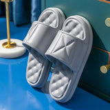 Fligmm Platform Massage Home Slippers Women Mute Non Slip Bathroom Slides eva Soft Sole Cloud Slipper Sandals Woman Summer 2024