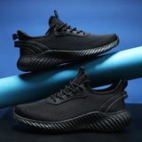 Fligmm Size 48 Men Sneakers Summer Running Shoes Mesh Breathable Light Comfortable Casual Shoe for Men Training Jogging White Shoes