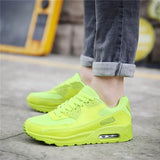 Fligmm Couple Sneakers Summer New Men and Women PU Air Mesh Shoes Platform Flats Sport Tenis Shoes Masculino Zapatillas Mujer