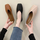 Fligmm Soft Leather Small Leather Shoes Spring Classic Lightweight Flat Shoes Female Harajuku Students All-match Beanie Loafers