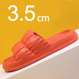 Fligmm Women's Soft Sole Cloud Slippers Summer Beach Thick Platform Slipper Sandals Women Korean Eva Slippers for Home Flip Flops Woman