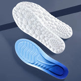 Fligmm Latex Sport Insoles Orthotic Breathable Deodorant Shock Absorption Cushion Arch Support Insole Soft High Elasticity Shoe Pads