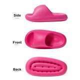 Fligmm Platform Pillow Slippers for Women Summer Beach Soft Sole Eva Cloud Slides Sandals Woman Home Non Slip Bathroom Slippers