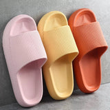 Fligmm Platform Bathroom Home Slippers Women Fashion Soft Sole EVA Indoor Slides Woman Sandals 2024 Summer Non-slip Flip Flops