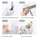 Fligmm Heel Sticker Insoles for Sneakers Running Shoes Patch Size Reducer Heel Pads Liner Grips Pain Relief Inserts Protector Pad