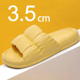 Fligmm Women's Soft Sole Cloud Slippers Summer Beach Thick Platform Slipper Sandals Women Korean Eva Slippers for Home Flip Flops Woman