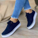 Fligmm New Sneakers Women Flat Casual Sneaker Spring Fashion Versatile Lace Up Walking Women Shoes Zapatos De Mujer Tendencia