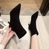 Fligmm Luxury Women Beige Black Sock Boots Stiletto Thin High Heels Elastic knitting Boots Winter Stretch Fabric Boots Plus Size