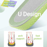 Fligmm Half Insoles Height Increase Insoles for Men Women Shoes Sneaker Heel Lift Shoe Pads Flat Feet Arch Support Orthopedic Sole