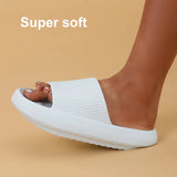 Fligmm Thick Platform Cloud Slippers Women Non Slip Shower Flip Flops Bathroom Super Soft Comfy Home Pillow Slides Sandals Woman