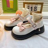 Fligmm Lolita Shoes kawaii mary jane shoes Women Japanese Style Vintage Girls High Heel Platform shoes College Student JK