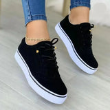 Fligmm 2024 Spring Sneakers Women Flat Casual Sneaker Fashion Versatile Lace Up Walking Women Shoes Large Size 43 Zapatos De Mujer