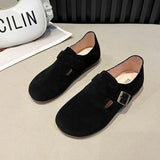 Fligmm Shoes Ladies Slip-on Women's Moccasins Female Footwear Round Toe Casual Sneaker Soft 2024 Slip On New Dress Leisure Buckl