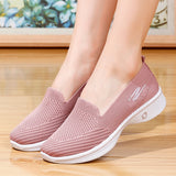 Fligmm Women Fashion Shoes Flats Ladies Loafers Breathable Casual Sports Shoes Walking Shoes Yoga Shoes Zapatos De Mujer 0410