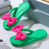 Fligmm Sole Flip Flops for Women 2024 Summer New Outdoor Beach Sandals Female Slides for Shower Non-Slip Soft Soft Slippers Shoes