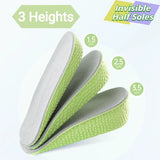 Fligmm Half Insoles Height Increase Insoles for Men Women Shoes Sneaker Heel Lift Shoe Pads Flat Feet Arch Support Orthopedic Sole