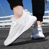 Fligmm Size 48 Men Sneakers Summer Running Shoes Mesh Breathable Light Comfortable Casual Shoe for Men Training Jogging White Shoes