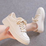 Fligmm Women Platform Casual Shoes Height Increasing Chunky Sneakers for Youth Girls Outdoor Trainers Female Ladies Thick Sole Footwear