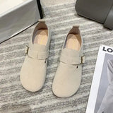 Fligmm Shoes Ladies Slip-on Women's Moccasins Female Footwear Round Toe Casual Sneaker Soft 2024 Slip On New Dress Leisure Buckl