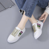 Fligmm New Women Walking Shoes Sport Fashion Microfiber Four Season Breathable Tenis Girls Platform Sneakers Sneaker woman