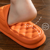 Fligmm Platform Massage Home Slippers Women Mute Non Slip Bathroom Slides eva Soft Sole Cloud Slipper Sandals Woman Summer 2024