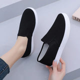 Fligmm New In Fashion Women Shoes White Canvas Casual Flat Student Nurse Lightweight Tenis De Mujer Flats Loafers Chaussure Femme