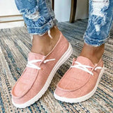 Fligmm Fashion Casual Plus Size Flats Shoes Women Work Shoes Comfortable for Work Breathable Loafers Sneakers Zapatos De Mujer