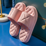 Fligmm Platform Massage Home Slippers Women Mute Non Slip Bathroom Slides eva Soft Sole Cloud Slipper Sandals Woman Summer 2024