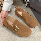 Fligmm Shoes Ladies Slip-on Women's Moccasins Female Footwear Round Toe Casual Sneaker Soft 2024 Slip On New Dress Leisure Buckl